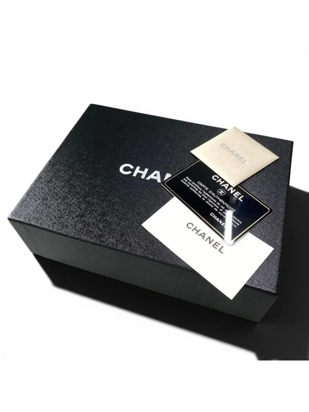 Chanel G9 Quilted Caviar Leather Wallet Black